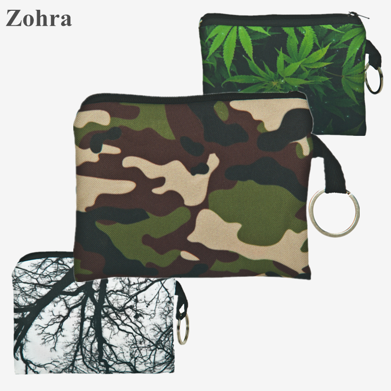 Image of Zohra Moro Tree 3D printing girl women Bag wallets Coin purse Wallet card holder monederos carteira masculina portefeuille femme