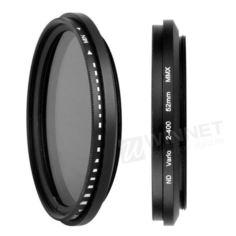 52mm Variable Neutral Density ND Fader Filter ND2 to ND400