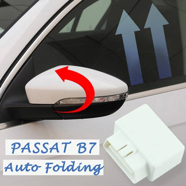 VW Passat B7 Gateway OBD Module Dongle Plug&Play Side View Mirror AUTO Folding Window Glass Close