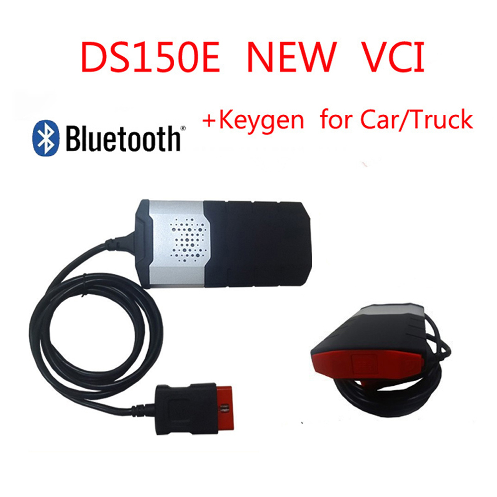 Newest 2014 R2 For Autocom Diagnostic tool DS150E Bluetooth For Delphi DS150E New Vci TCS CDP Pro Plus Keygen for car/truck