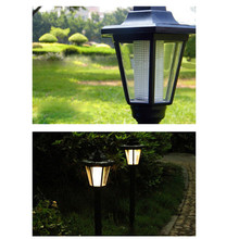 High Quality 2015 Outdoor LED Solar Lawn Lamp Hexagon Lamp Outdoor Light Landscape Garden Lamp Solar