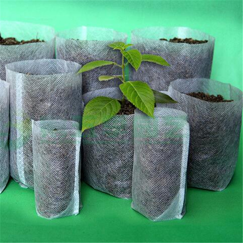 Image of Nursery Pots Seedling-Raising Bags 8*10cm fabrics Garden Supplies Environmental Protection Full 8*10 Size 100pcs-pack
