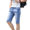 2017 New Fashion Summer Casual Cotton Denim Shorts Straight Men Short Jeans For Youth Brand Clothing