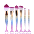 Best Deal New Fashion 6PCS Make Up Foundation Eye Shadow Blush Loose Powder Cosmetic Concealer Brushes