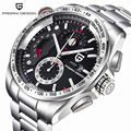 Chronograph Stainless Steel Famous Brand Watches men luxury casual quartz wrist watch military wristwatces relogio masculino