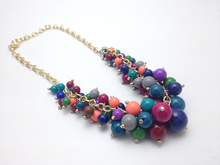 Newest fashion candy color pendant necklace multilayer pearl chain necklace women choker necklace jewelry wholesale 2014