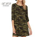 KMD KOMODA Camouflage Mini Dresses Women Straight Dress Female Retro Vintage Elegant Pajamas Dresses Ladies Vestidos