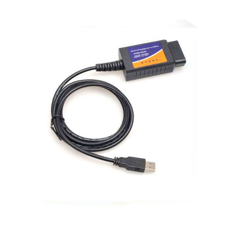 Image of New Car Diagnostic tool ELM327 USB Adapter new version V2.1 support all obd2 protocals with CD Software scanner tester adapter