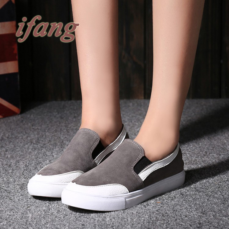 2015 New Spring Autumn Fashion Shoes Woman Flat Casual Shoes With Flat Sweet Scoop Women  Shoes Peas Driving Platform Shoes