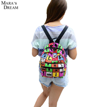 2016 New Woman Backpack Hot Sale Canvas School Bag Printing Lightweight School Backpacks Fashion Women’s Bags