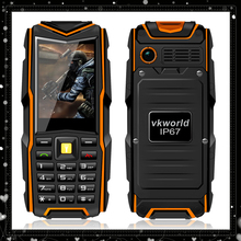Outdoor VKworld V3 waterproof Shockproof Mobile Phone IP67 torch 5200mAh Dual SIM card 2.4 inch VKWORLD V3 Power Bank Cell phone