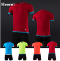 High end Custom Blank Kids Soccer Jerseys 2016 2017 New Season Men Survetement Football Shirt Sets