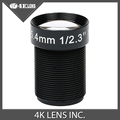 4K LENS 5 4MM Lens 1 2 3 Inch 10MP IR 60D HFOV NON Distortion for
