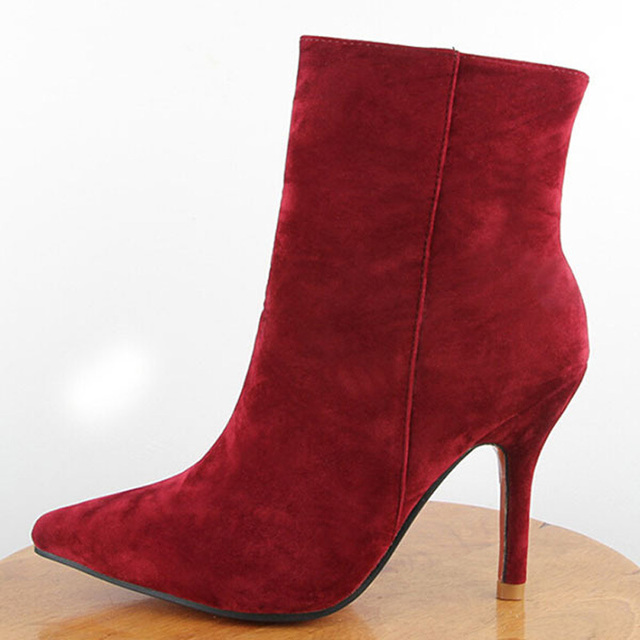 Aliexpress.com : Buy Red Bottom High Heels Boots Women Fashion ...