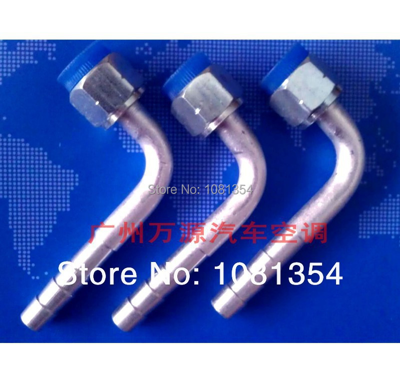 20PCS Air Conditioning Hose Barb Fitting Straight Aluminum High Strength Universal For Cars Trucks 3 8in