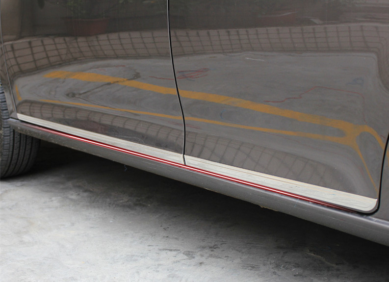 Car Side Door Body Molding Strip Stripe Cover TRIM for Volkswagen vw 2014 2015 New Polo