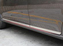 Car Side Door Body Molding Strip Stripe Cover TRIM for Volkswagen vw 2014 2015 New Polo