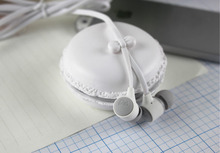 Macarons design in ear earphones Headphones Headset For Xiaomi Samsung iPhones ipad Cute headphone for MP3