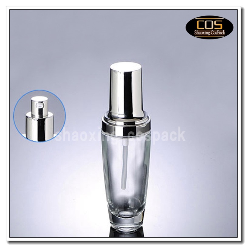 LGX40-50ml lotion pump glass bottle (1)