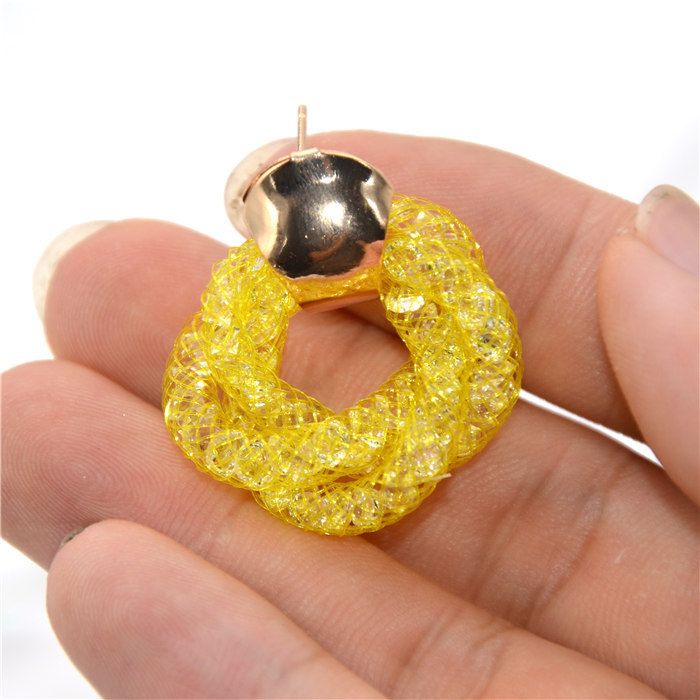Gold Stud Earrings-11-2
