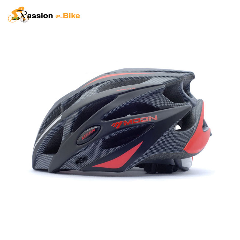 passion ebike bicycle/cycling helmet Ultralight and Integrally-molded 25 air vents bike helmet Dual use MTB or Road for MOON