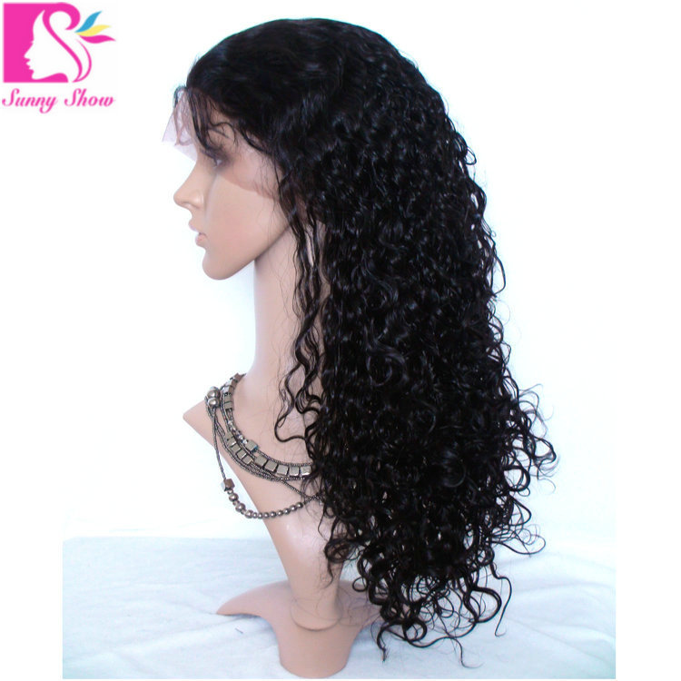 7A Glueless Full Lace Human Hair Wigs For Black Women Malaysian Virgin Hair Kinky Curly Lace Front Wig 8-26inch Queen Hair Wigs