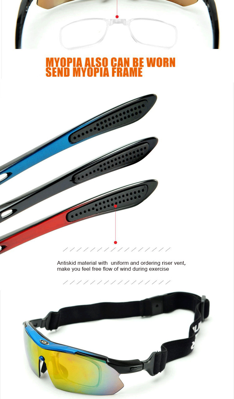 Best Sports Cycling Eyewear Professional Men Women UV400 Polarized