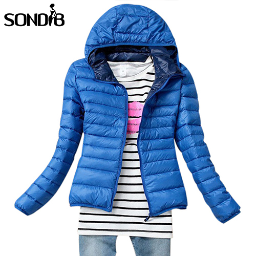Image of 5 Color 2015 New Winter Jacket Women Outerwear Slim Hooded Down Jacket Woman Warm Down Coat padded