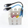Mini Flexible Clip on Bright Booklight LED Travel Book Reading Lamp White Light