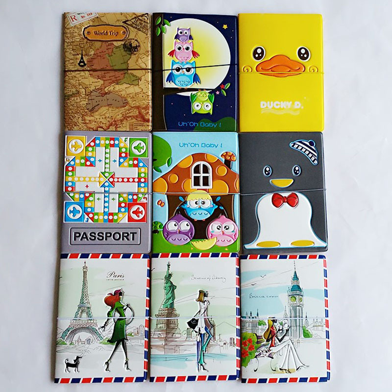 Image of 12style Fashion New Passport Holder PVC leather 14*9.6cm Documents Bag Travel Passport Cover Card Case Free Shipping