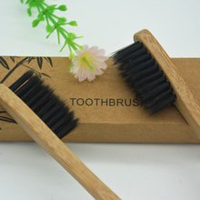 5pcs/lot NO.2 Environmentally Wood toothbrush novelty bamboo toothbrush soft-bristle capitellum bamboo fibre wooden handle