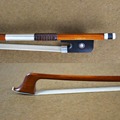Tourte Model MASTER Pernambuco Cello Bow Pure Silver Mounted All Parts PROFESSIONAL Fitted Free Shipping With