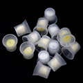 100pcs bag Professional Permanent Makeup tattoo Ink Pigment Cups with Sponge
