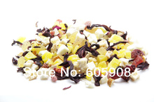 Juicy peach Assorted Dried Fruit Tea 50G Loose Sample Free Shipping
