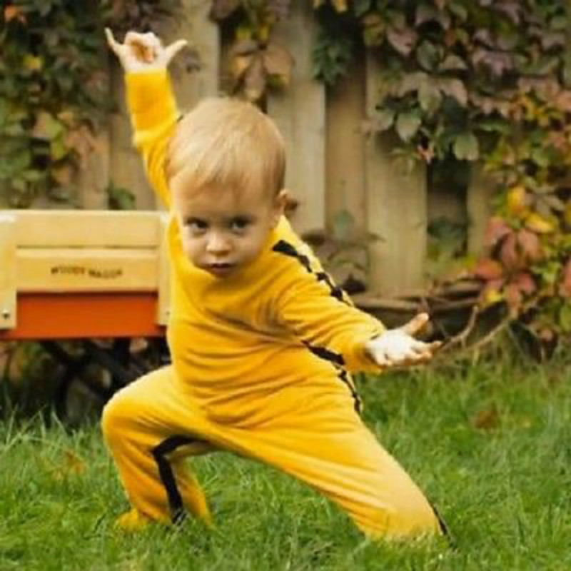 bruce lee costume kids