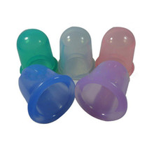 2Pcs Lot Hot Health care small body cups anti cellulite vacuum silicone massage cupping cups