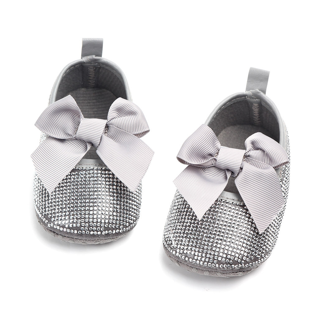 infant silver dress shoes