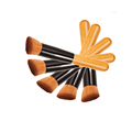 Professional Bamboo Foundation Brush Blush Brush Angled Flat Top Base Liquid Cosmetic Makeup Brush Powder Pincel