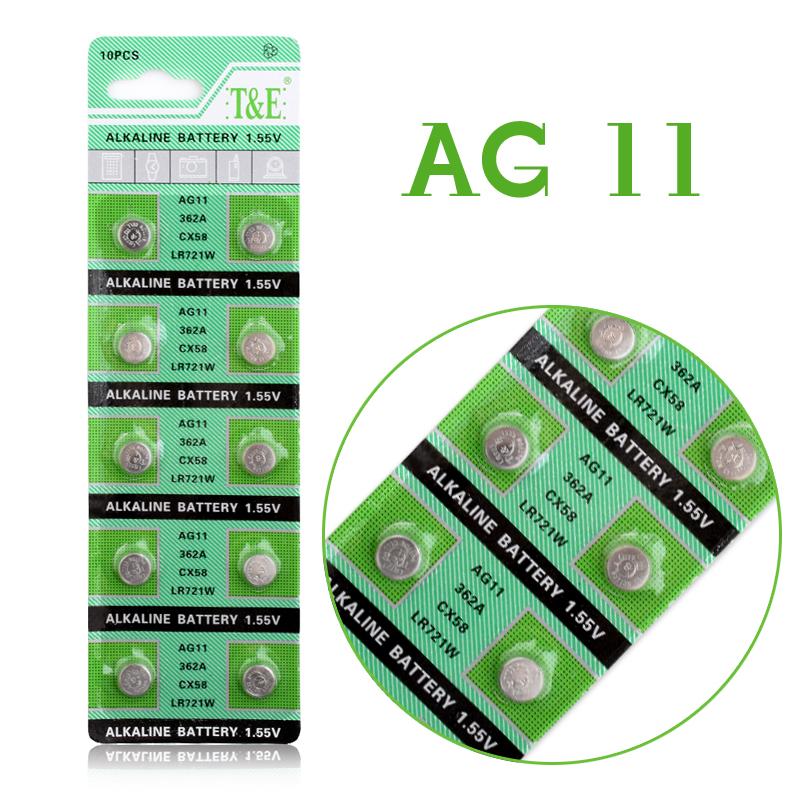 Гаджет  10 Pcs/lot AG11 362 SR721SW SR58 TR721 Alkaline Coin Cell Button Batteries For Watch EE6212 None Электротехническое оборудование и материалы