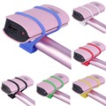 1pcs Bicycle Cycling Silicone Elastic Strap Bandage light lamp Mount Holder Free Shipping