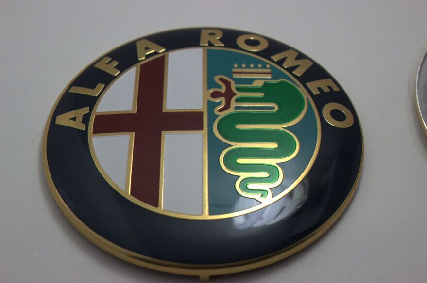 2PC Specials sale 7 4cm 74mm Car Logo emblem Badge sticker for ALFA ROMEO Mito 147