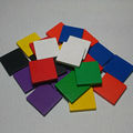 Free shipping 32PCS mixed 8 colors square wooden game pieces for boardgame educational toy games accessories