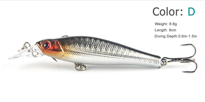 Super Price <font><b>fishing</b></font> tackle 3D eyes Minnow <font><b>fishing</b></font> lure 5pcs/lot <font><b>fishing</b></font> bait Free shipping 8.5cm 8g Super Price <font><b>fishing</b></font> tackle 3D eyes Minnow <font><b>fishing</b></font> lure 5pcs/lot <font><b>fishing</b></font> bait Free shipping 8.5cm 8g