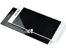 free shipping for huawei LCD Sophia P7 lcd screen touch digitizer white blac replacement parts 8