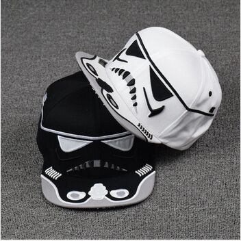 Image of New 2015 Fashion Cotton Brand Star Wars Snapback Caps Cool Strapback Letter Baseball Cap Bboy Hip-hop Hats For Men Women