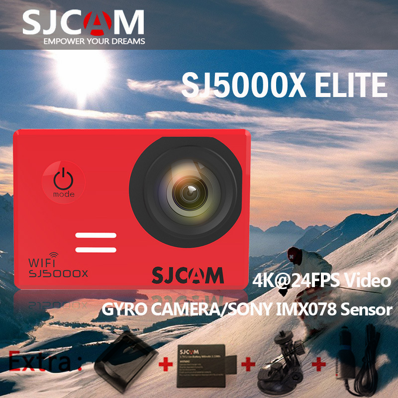  SJCAM SJ5000X  WiFi 4  24fps 2  30fps     2.0 LCD +  1  +   +    + 
