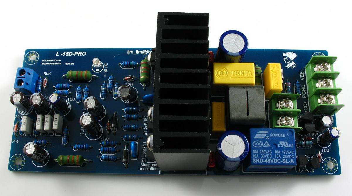 one Board 【DIY KIT】 LJM L15D Pro Power amplifier mono KIT IRS2092 IRFB4019