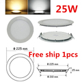 25 Watt Round LED Ceiling Light Recessed Kitchen Bathroom Lamp AC85 265V LED Down light Warm