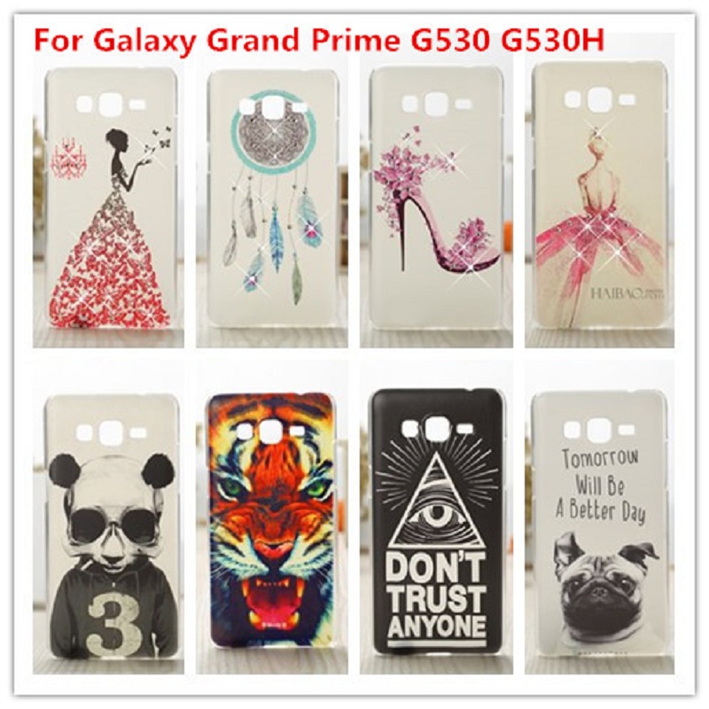 Image of 2016 New Luxury Crystal 3D Diamond PC Plastic Back Phone Cover Case For Samsung Galaxy Grand Prime G530 G530H G5308W Cases