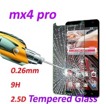 0 26mm 9H Tempered Glass screen protector phone cases 2 5D protective film For meizu mx4